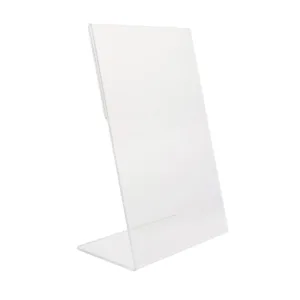 Porta prezzo tipo L 105x150 (A6) acrilico 1,5