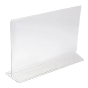 Support for Menu Desktop Horizontal A5 Acrylic 1.5 mm