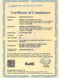 Certificado de conformidad del producto